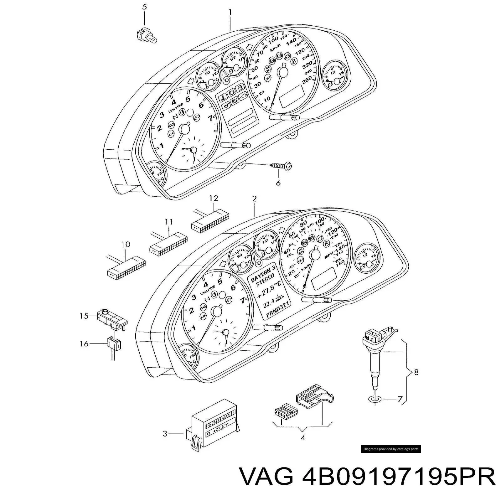Control De Joystick Multifunsion Audi A6 C5 (4B5, 4B6)