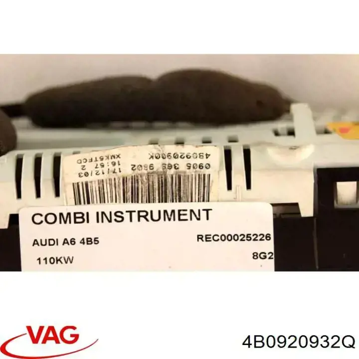 Tablero de instrumentos VAG 4B0920932Q precio, desde 66,94 EUR