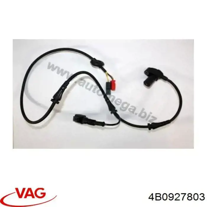 Comprar 4B0927803 VAG Sensor revoluciones de la rueda, delantero