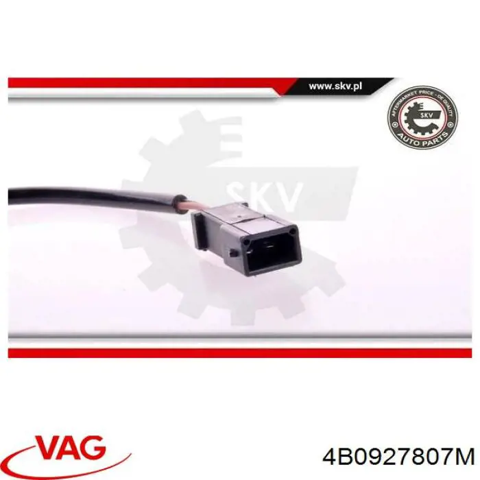 4B0927807M VAG sensor abs trasero izquierdo