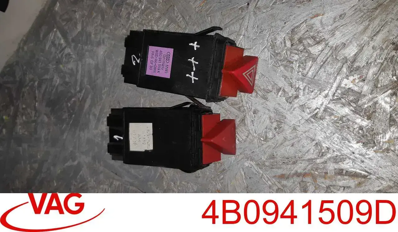 Comprar 4B0941509D VAG Boton de luz de emergencía