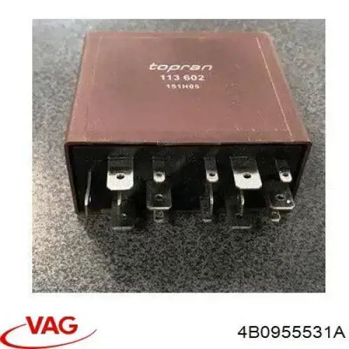 Relé de intermitencia del limpiaparabrisas VAG 4B0955531A precio, desde 29,22 EUR