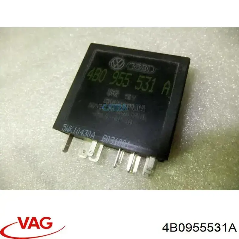 Comprar 4B0955531A VAG Relé de intermitencia del limpiaparabrisas