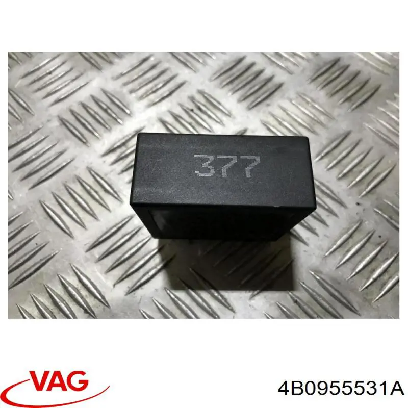 Relé de intermitencia del limpiaparabrisas 4B0955531A VAG
