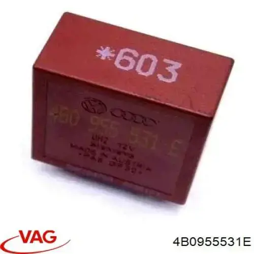 Relé limpiaparabrisas VAG 4B0955531E