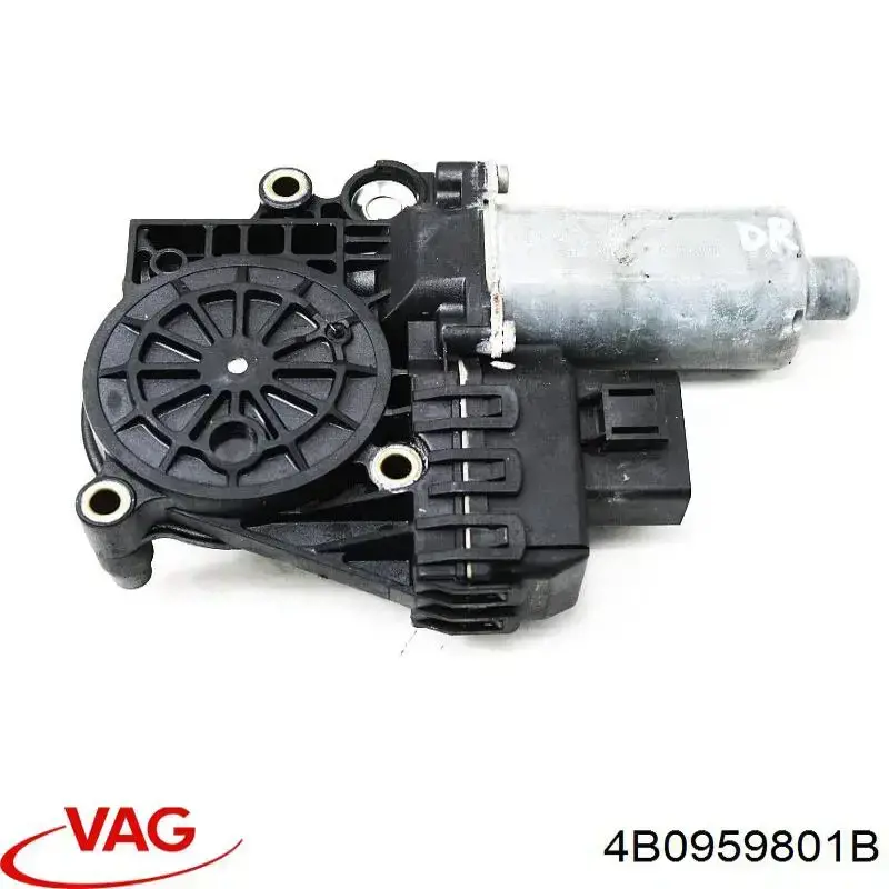 4B0959801B VAG motor eléctrico, elevalunas, puerta trasera izquierda