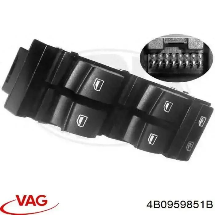 Unidad de control de elevalunas delantera izquierda VAG 4B0959851B precio, desde 26,33 EUR