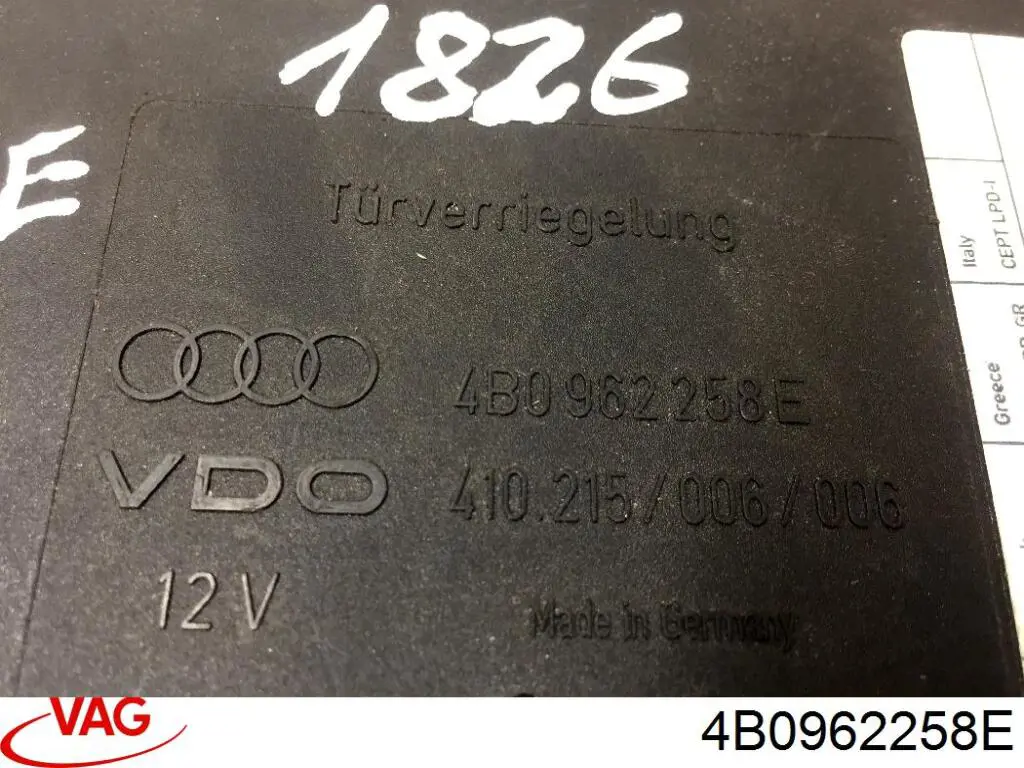 Comprar 4B0962258E VAG Módulo de cierre centralizado