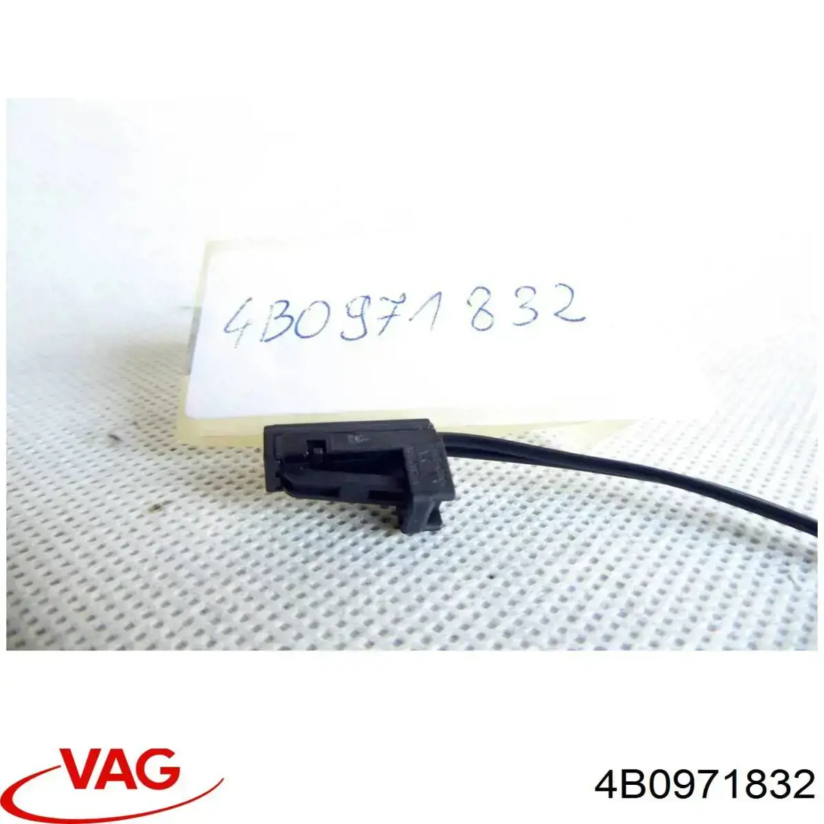 Conector de la luz de la matrícula VAG 4B0971832
