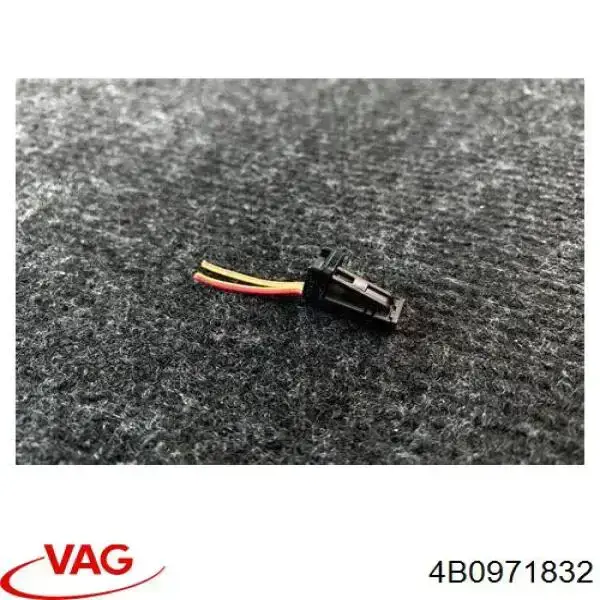 Conector de la luz de la matrícula 4B0971832 VAG