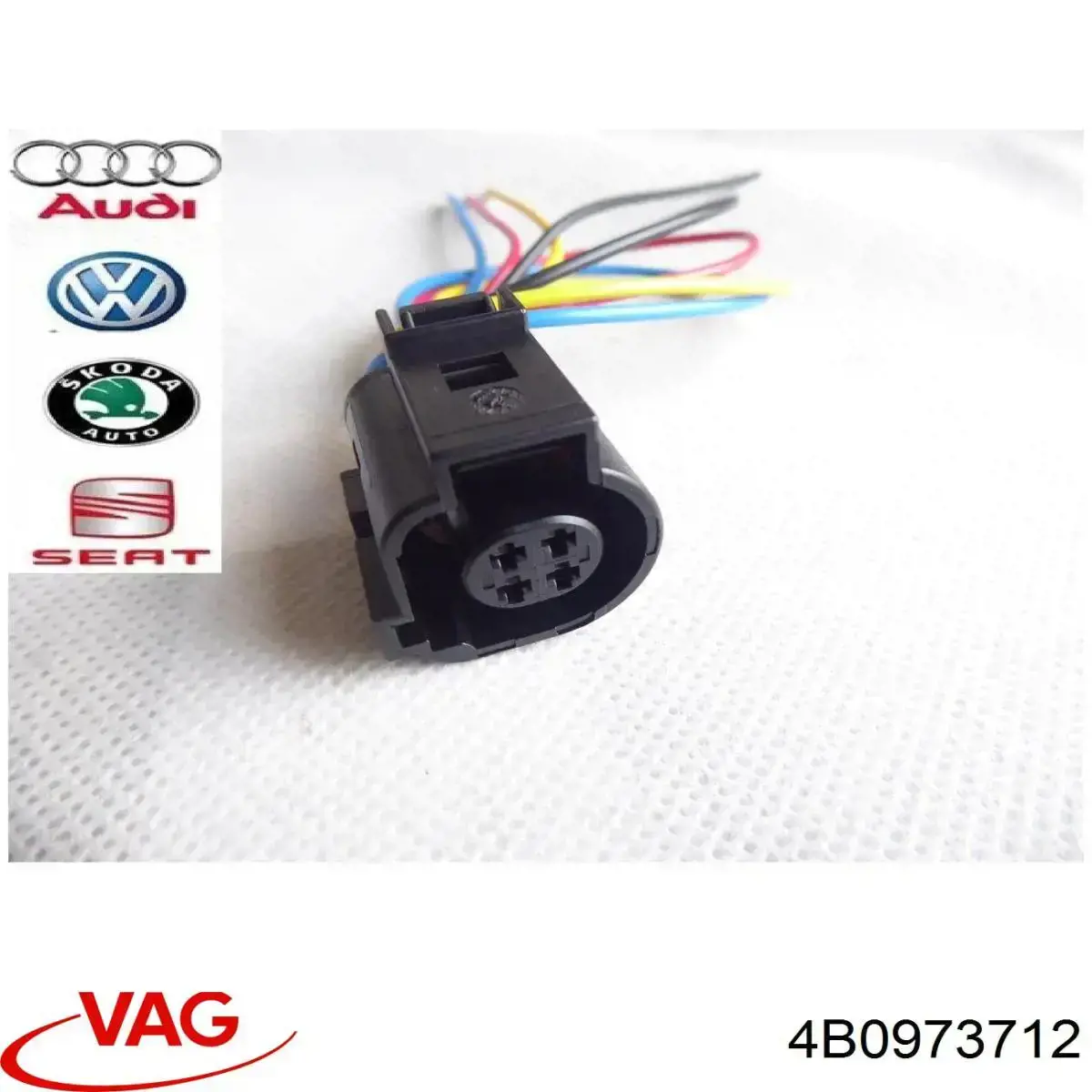 4B0973712 VAG Conector de luz trasera