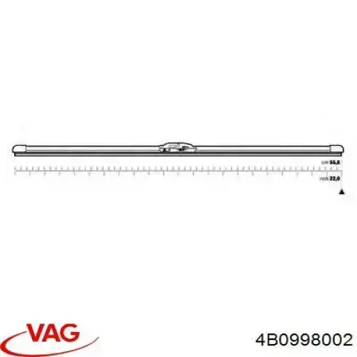 Limpiaparabrisas delanteras 4B0998002 VAG