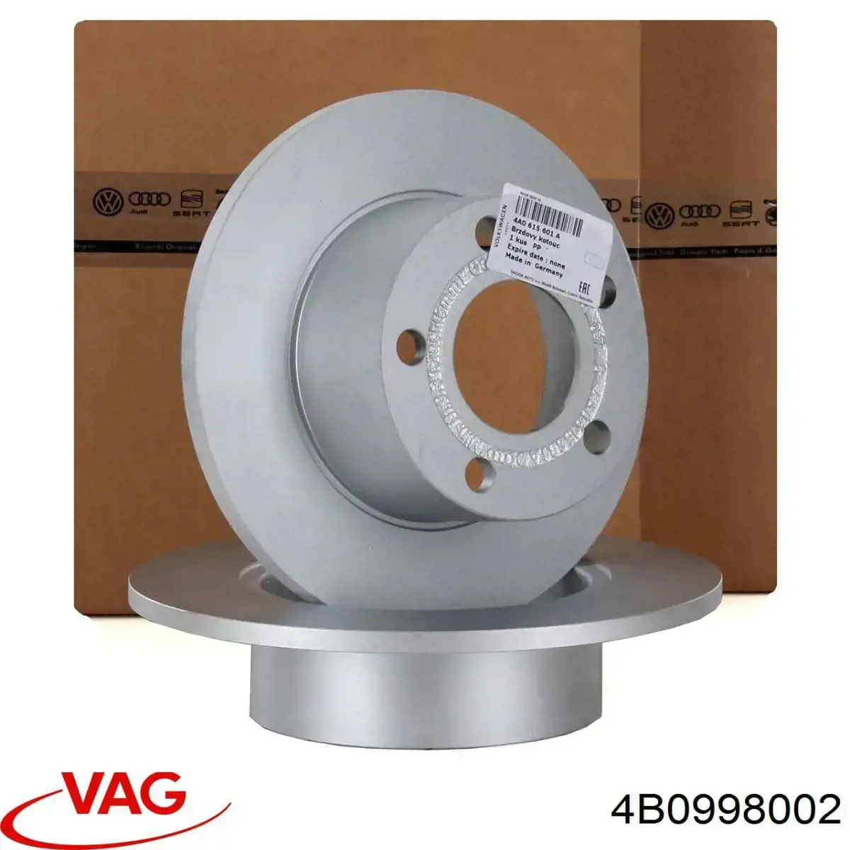 4B0998002 VAG Escobillas Limpiaparabrisas delanteras