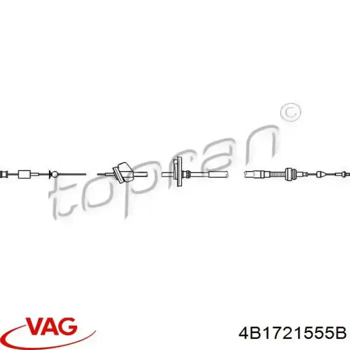 Cable del acelerador para Volkswagen Passat (B5, 3B2)