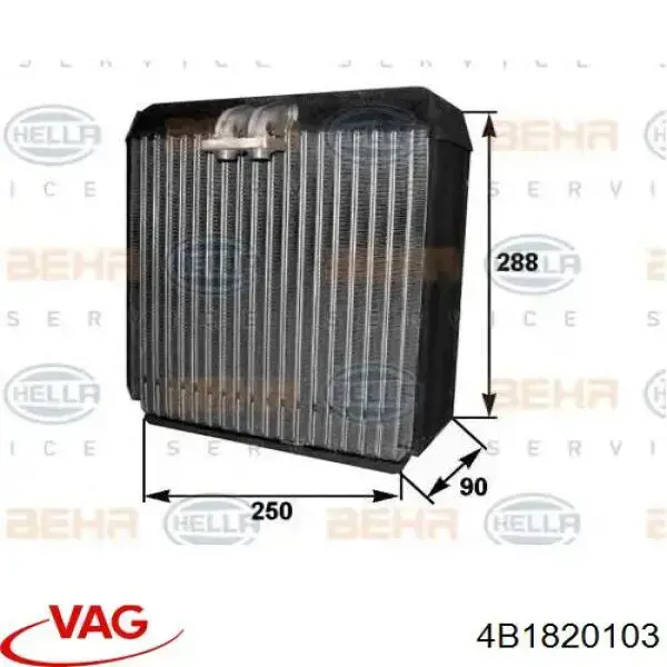 Comprar 4B1820103 VAG Evaporador de aire acondicionado