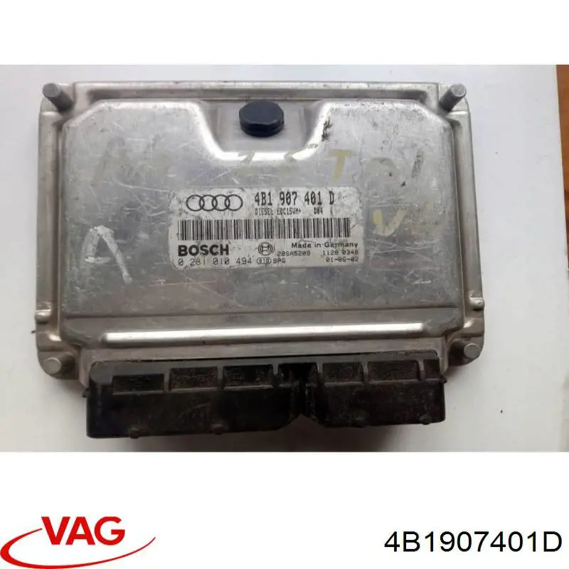 4B1907401D VAG módulo de control del motor (ecu)