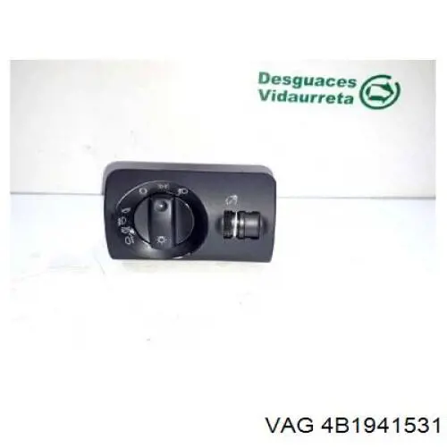 Interruptor de luces en el tablero 4B1941531 VAG