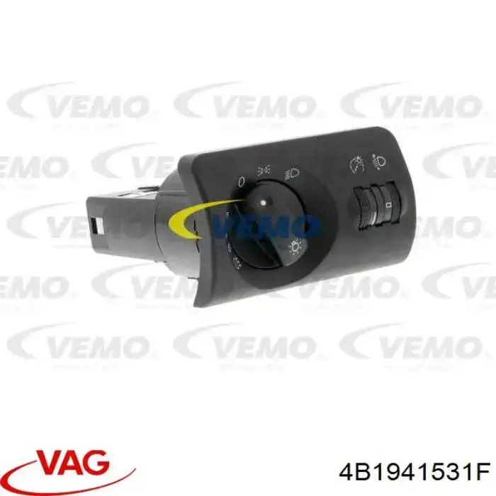 Interruptor de luces en el tablero VAG 4B1941531F precio, desde 45,01 EUR