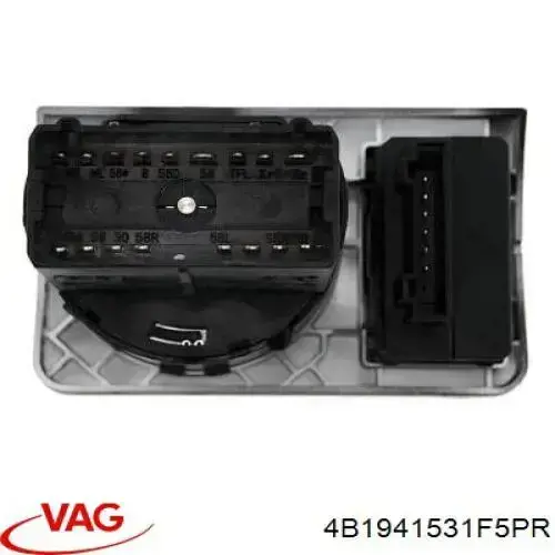 4B1941531F5PR VAG interruptor de faros para "torpedo"