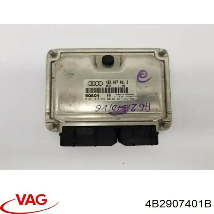 4B2907401B Bosch centralina del motor / modulo de control del motor (ecu)