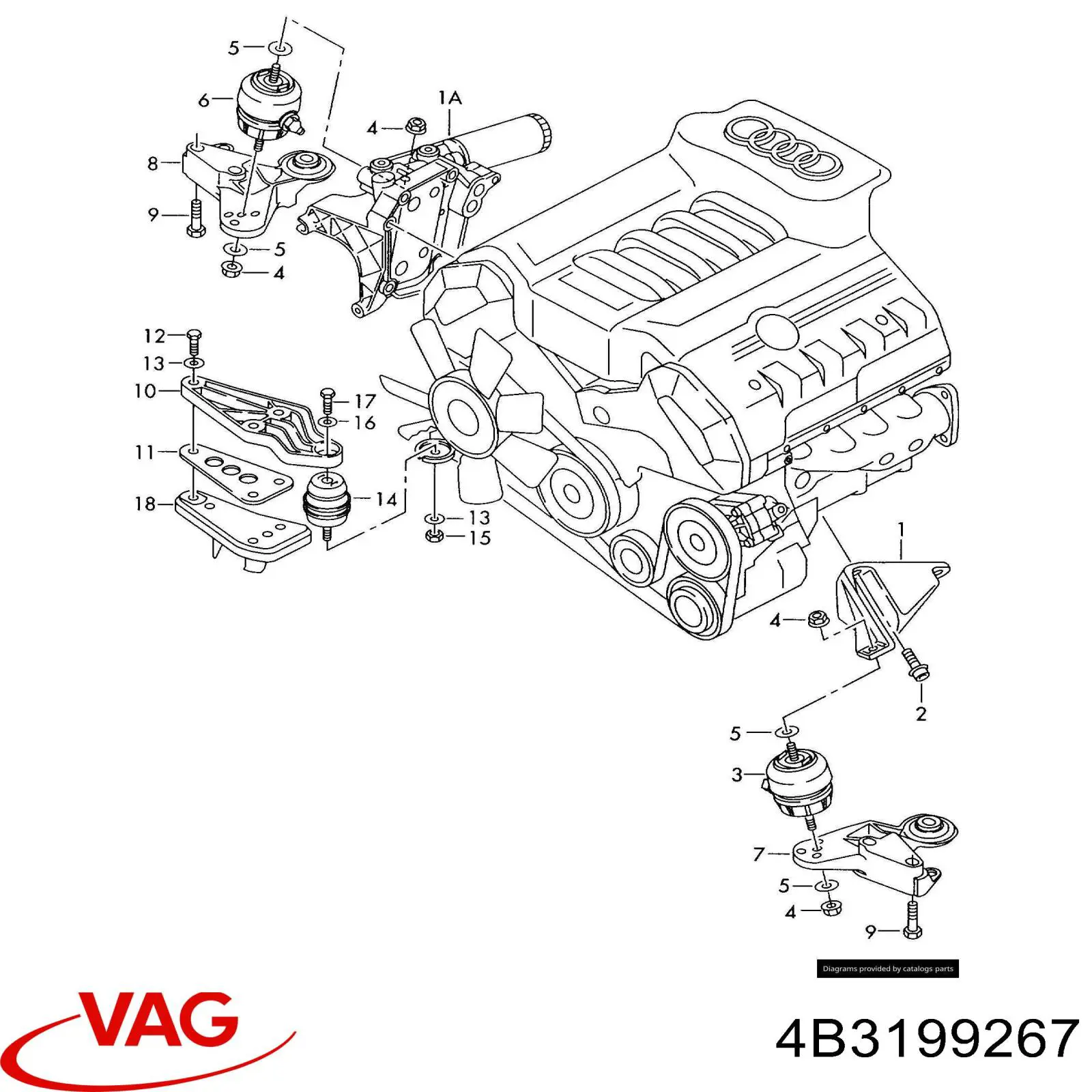  VAG 4B3199267 precio, desde 296,35 EUR
