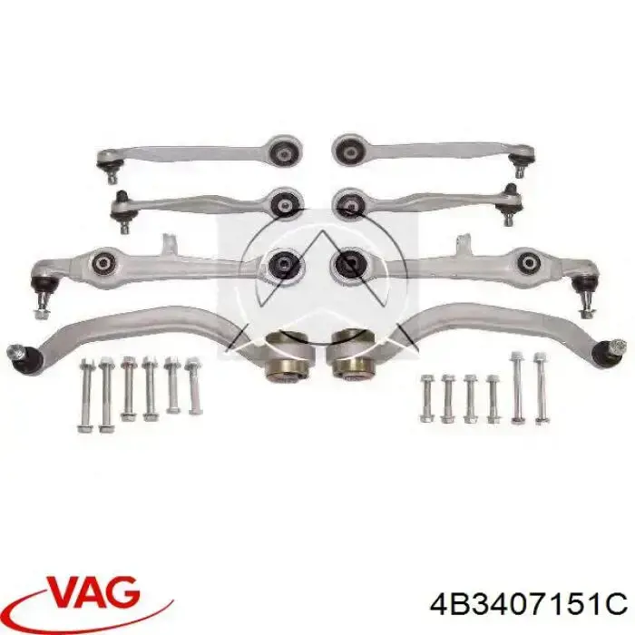 Brazo inferior izquierdo/derecho de suspensión delantera VAG 4B3407151C precio, desde 34,85 EUR