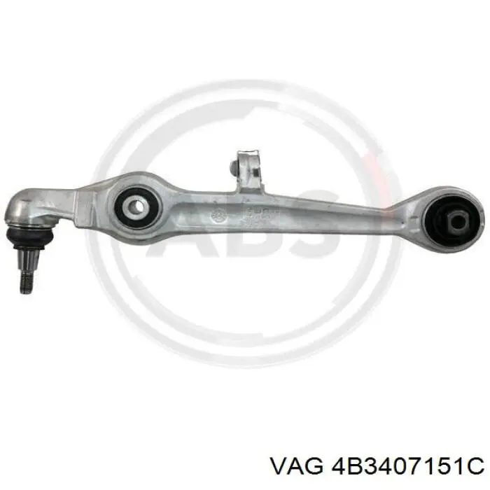 Brazo inferior izquierdo/derecho de suspensión delantera 4B3407151C VAG