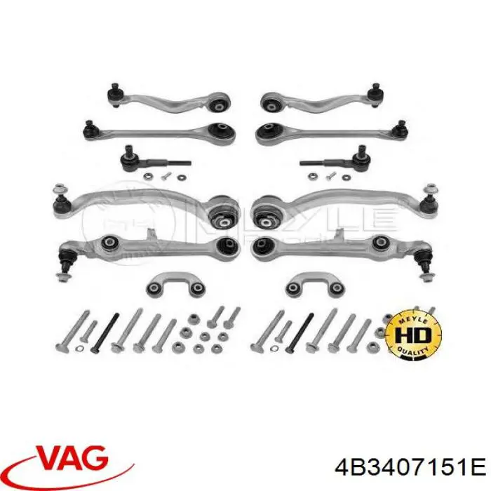 Comprar 4B3407151E VAG Brazo inferior izquierdo/derecho de suspensión delantera