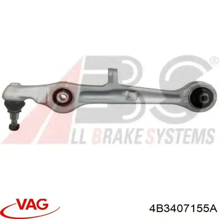 4B3407155A VAG Brazo inferior izquierdo de la suspensión delantera