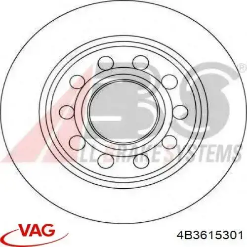 Frenos delanteros VAG 4B3615301 precio, desde 80,33 EUR