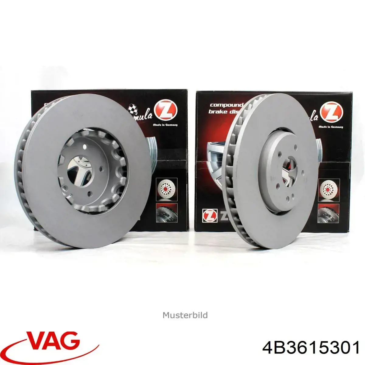 Comprar 4B3615301 VAG Freno de disco delantero