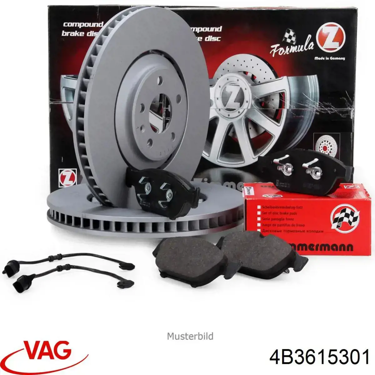 4B3615301 VAG Discos