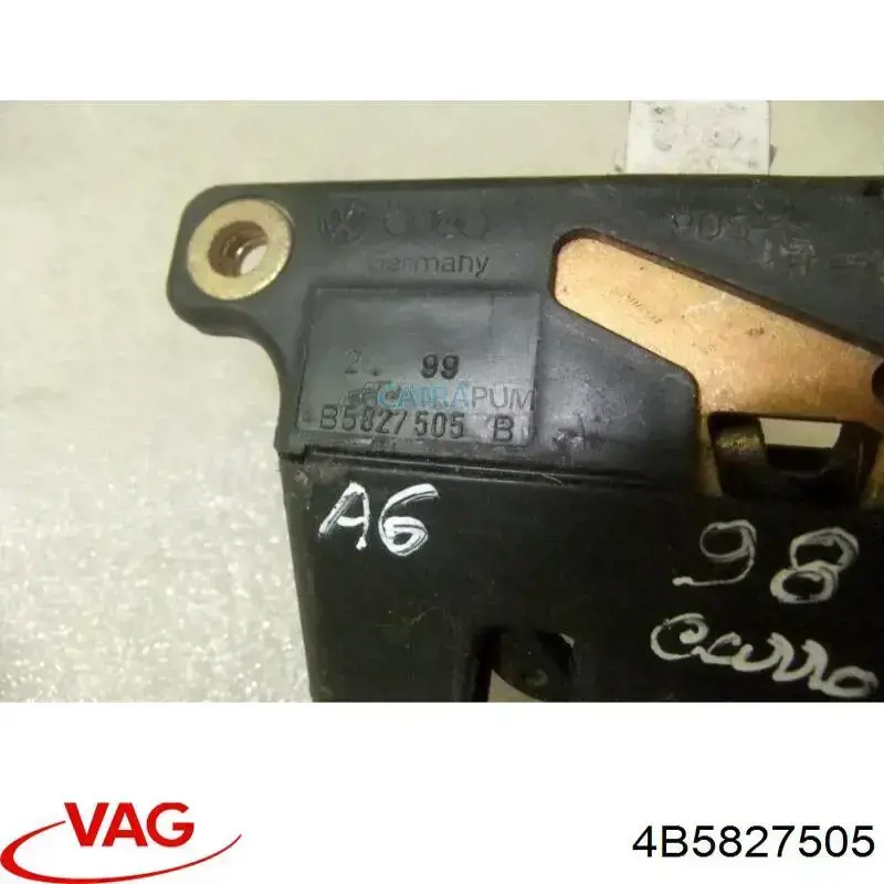Cerradura de maletero 4B5827505B VAG