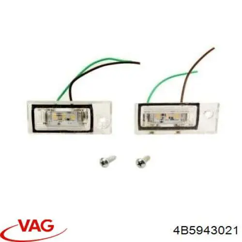 Comprar 4B5943021 VAG Luz matricula
