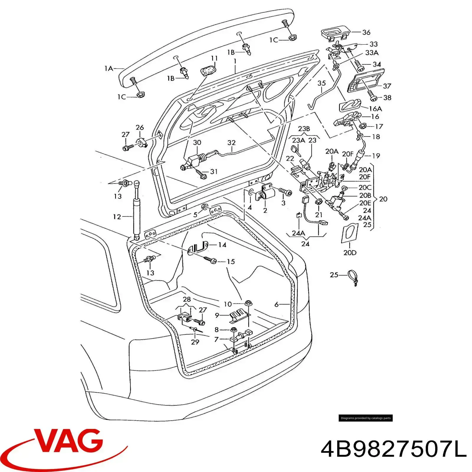 VAG 4B9827507L precio, desde 9,92 EUR