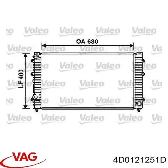 4D0121251D VAG Refrigeración del motor