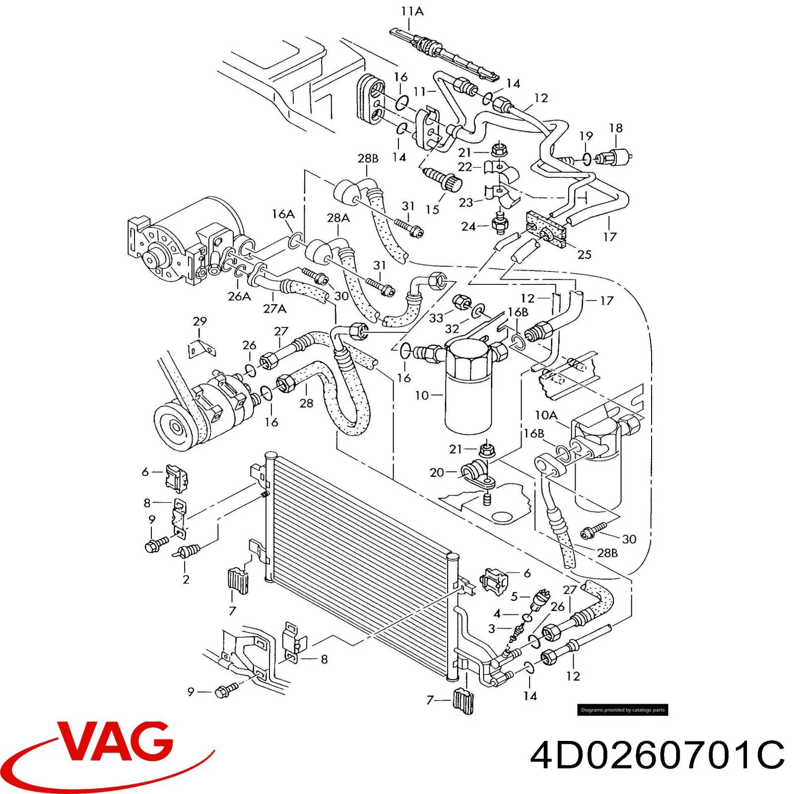 4D0260701C VAG 