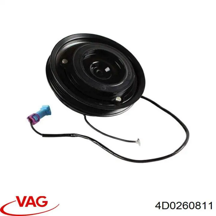 4D0260811 VAG acoplamiento magnético, compresor del aire acondicionado