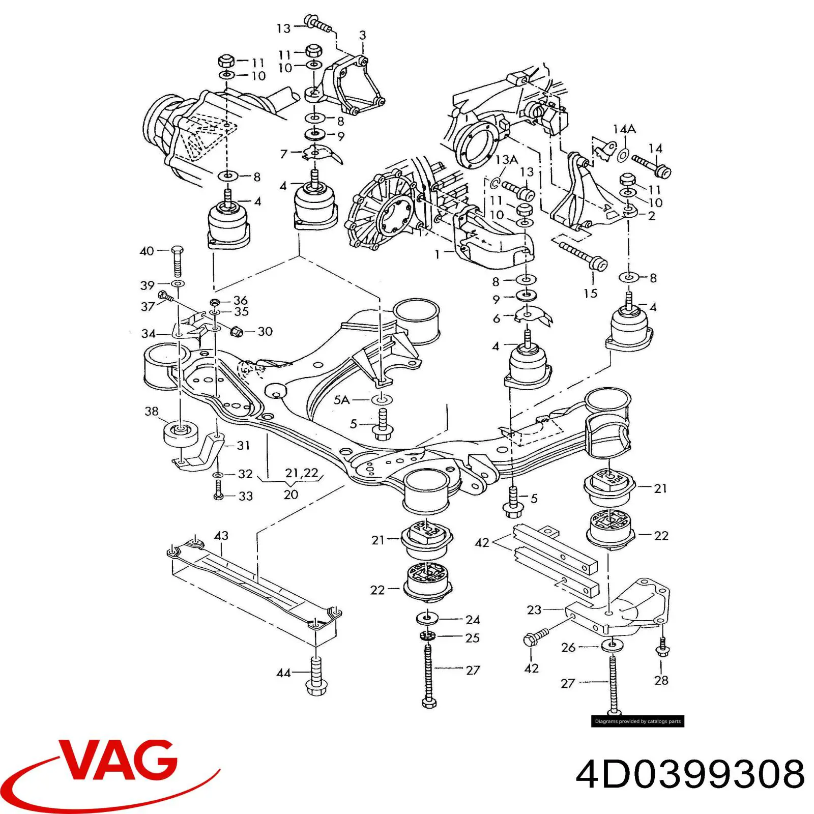 4D0399308 VAG 