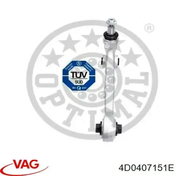 Brazo inferior izquierdo/derecho de suspensión delantera VAG 4D0407151E precio, desde 43,98 EUR