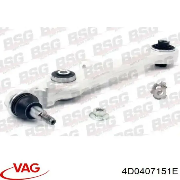 Brazo inferior izquierdo/derecho de suspensión delantera VAG 4D0407151E precio, desde 43,98 EUR