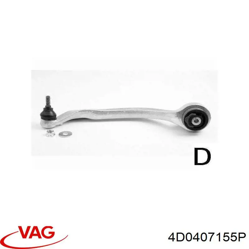 4D0407155P VAG Brazo inferior izquierdo/derecho de suspensión delantera