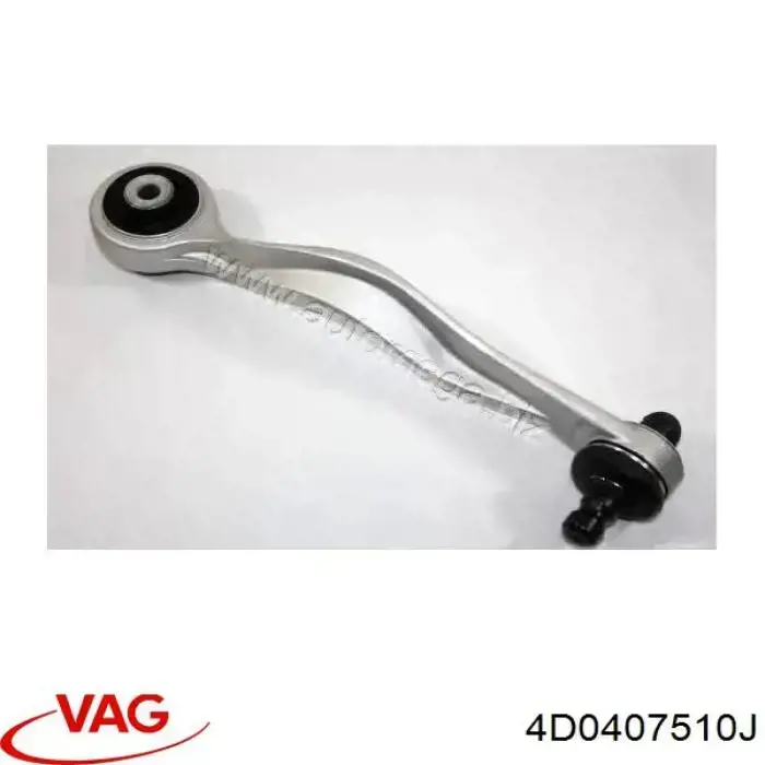 Brazo superior derecho de la suspensión delantera 4D0407510J VAG