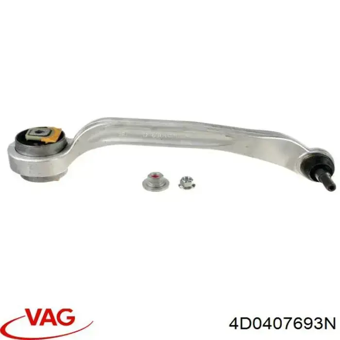 Brazo inferior izquierdo de la suspensión delantera 4D0407693N VAG