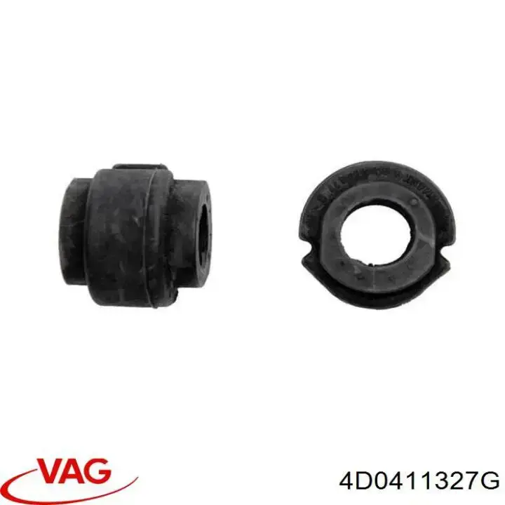 Buje de barra estabilizadora delantera 4D0411327G VAG