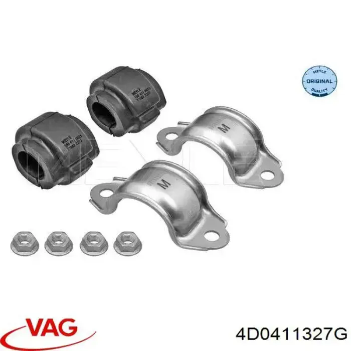 Buje de barra estabilizadora delantera VAG 4D0411327G precio, desde 3,02 EUR