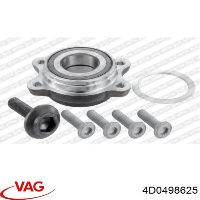 4D0498625 VAG cojinete de rueda delantero/trasero