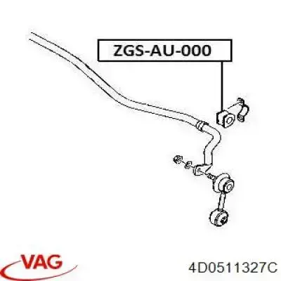 4D0511327C VAG casquillo de barra estabilizadora trasera