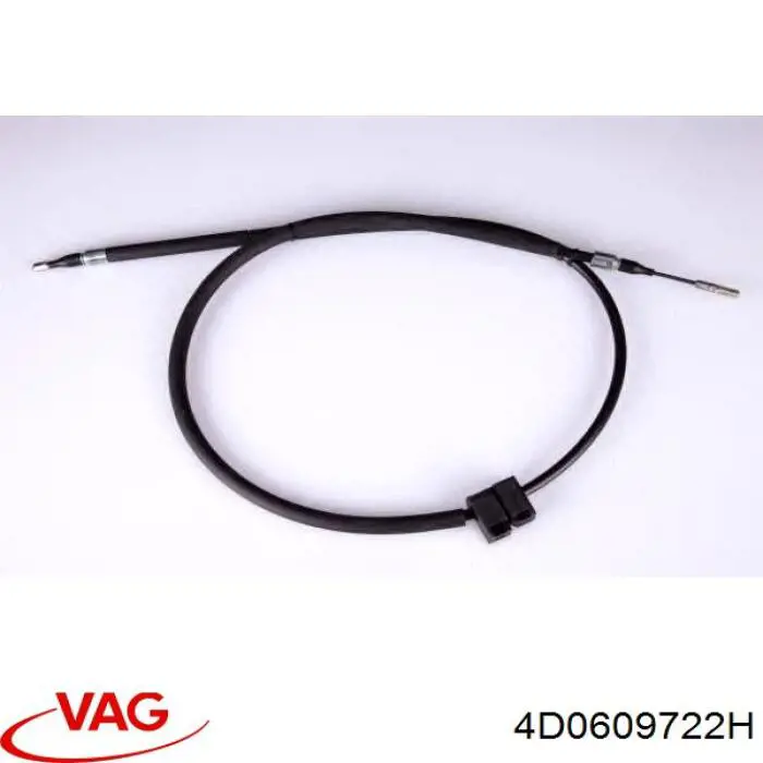 4D0609722H VAG cable de freno de mano trasero derecho