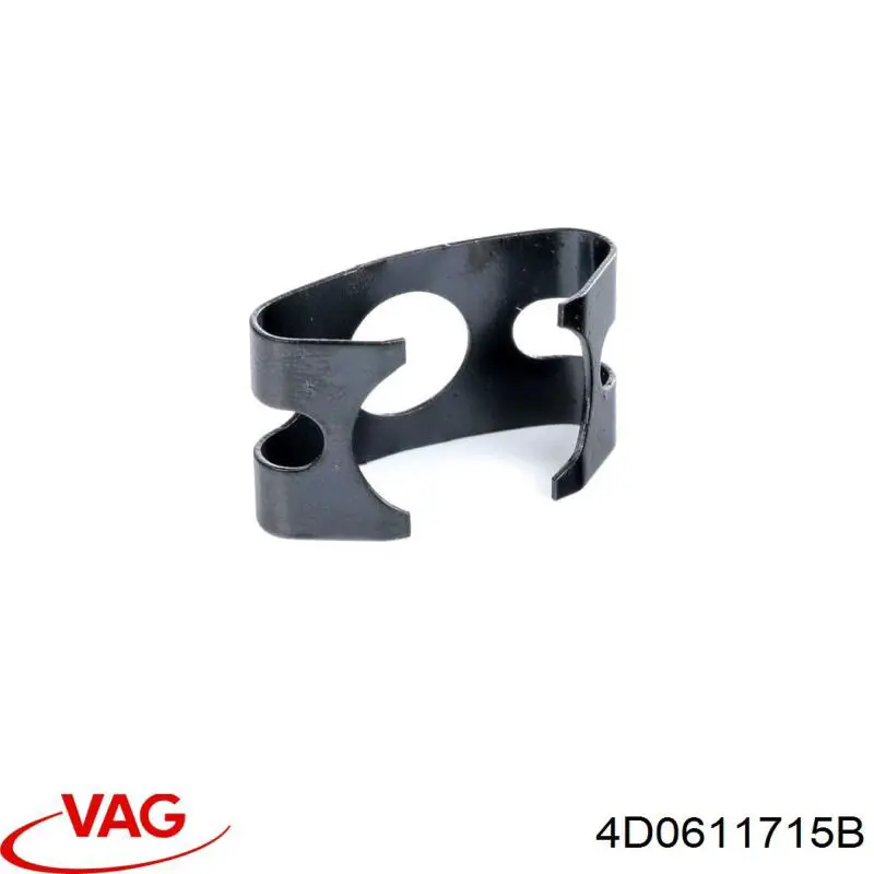 Abrazadera de fijación de la manguera de freno 4D0611715B VAG